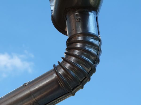 Metal Downspout Installation in Hayesville