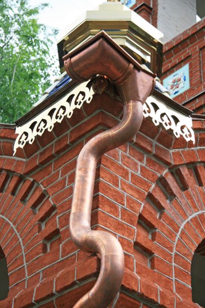 Church Downspout Installation in Hayesville